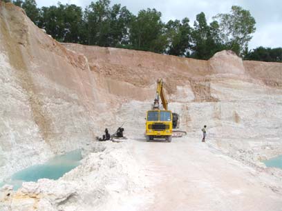 Kaolin mine